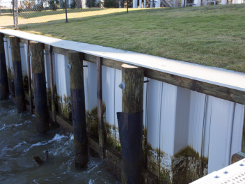 concrete seawall construction