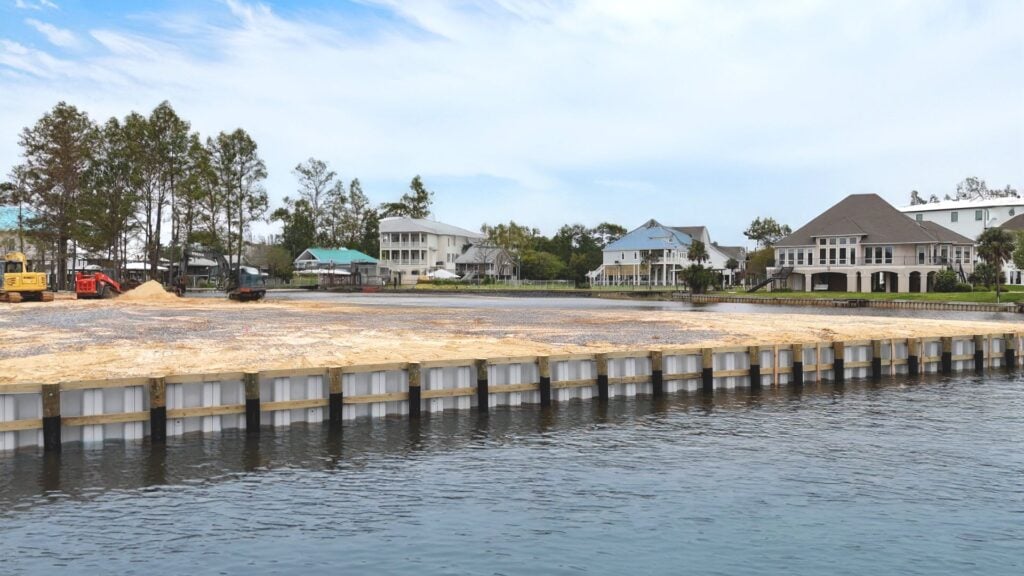seawall repair lamulle construction in new orleans