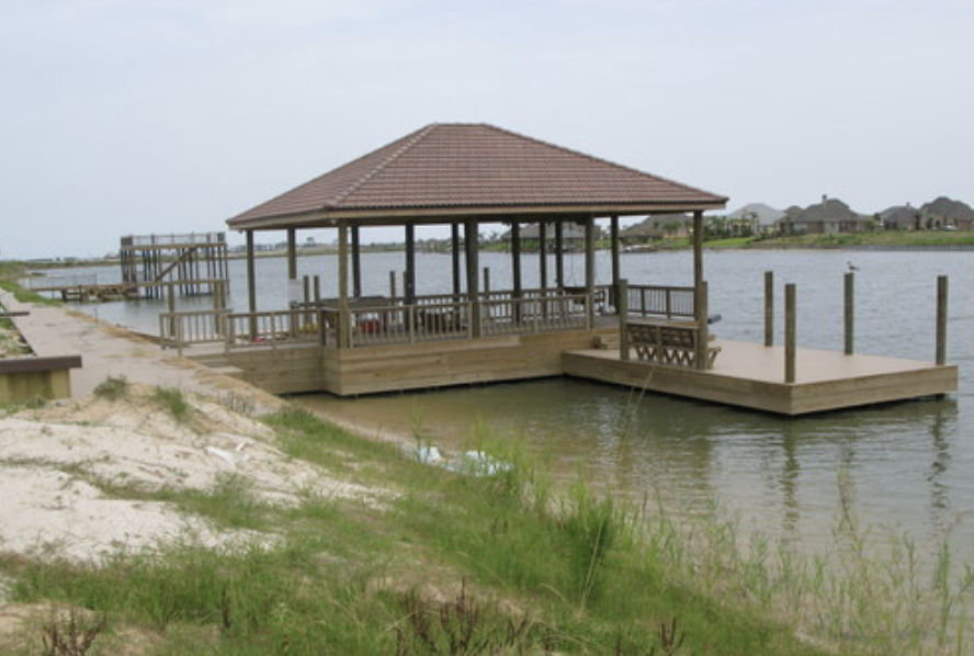 boathouse built on lake pontchartrain