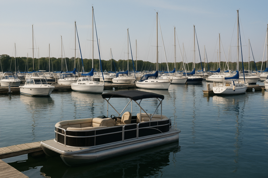 marina full of boats