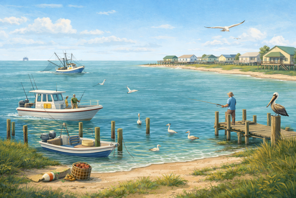 grand isle coastal fishing 