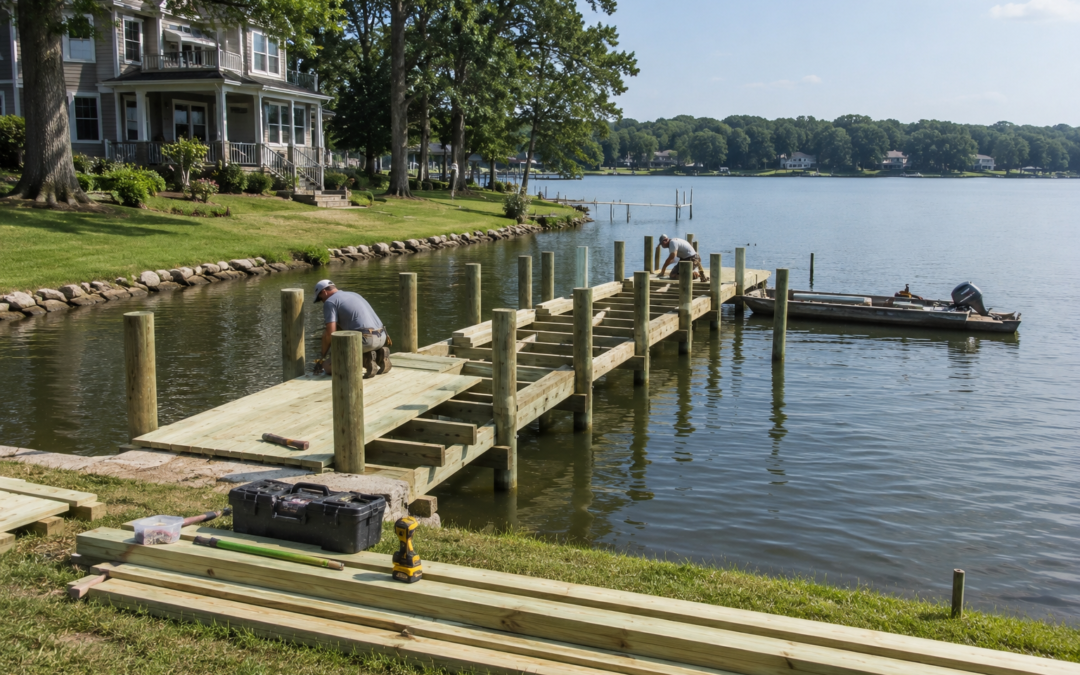 What Does Dock Building Look Like in Madisonville?