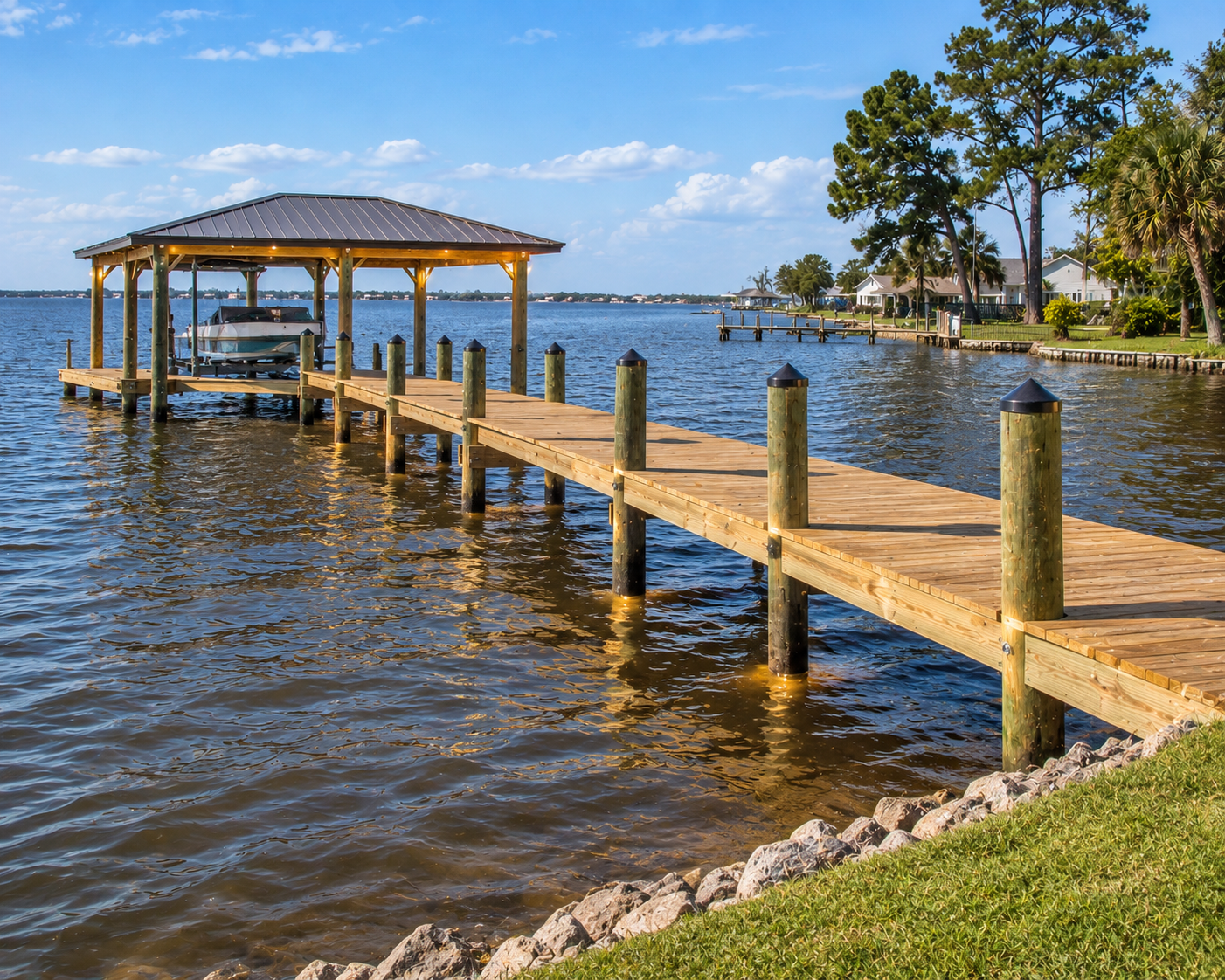 residential pier construction in the. south 