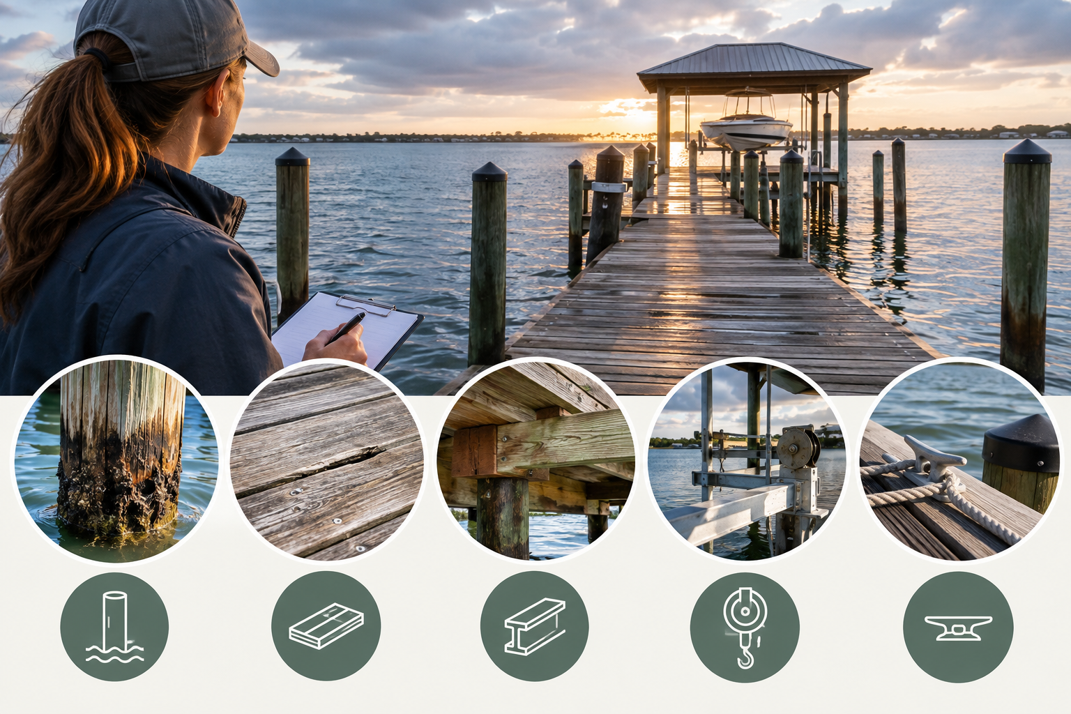how to assess a dock infographic